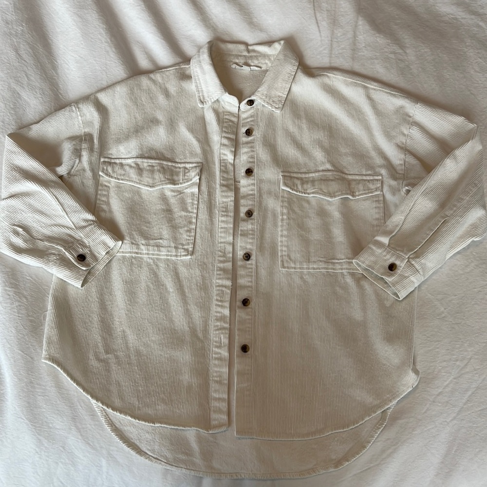 12th Tribe Corduroy Off-White Jacket